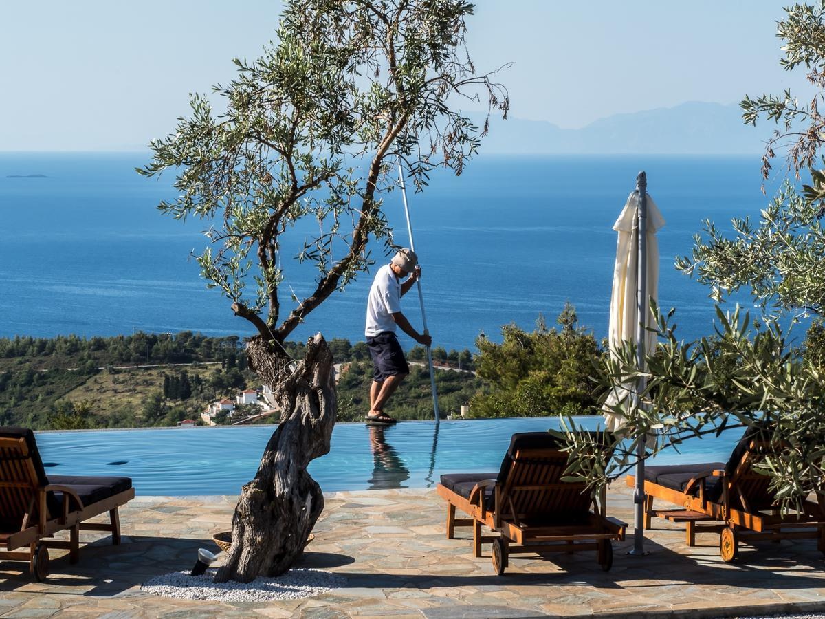 The Infinity 180 Luxury Suites Milia Exterior foto